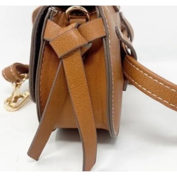 Rachel Zoe NWT Edessi Vegan Leather Convertible Crossbody & Belt Bag Brown - Picture 12 of 16